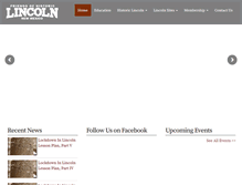 Tablet Screenshot of oldlincolntown.org